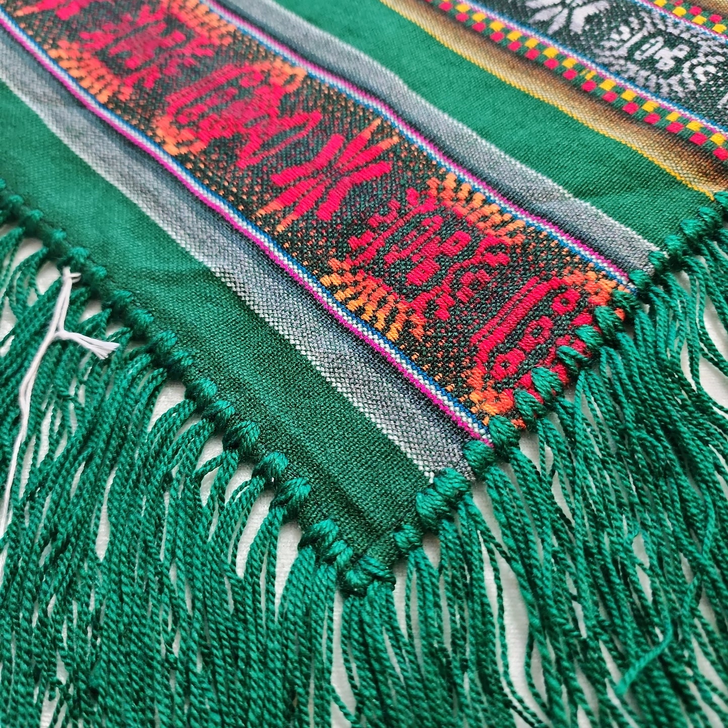 Red and green andean aguayo #2
