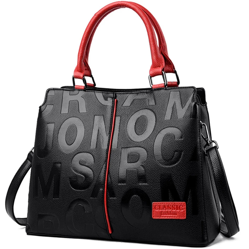 Designer Top-handle Bag Luxury Handbags Women Leather Bags Vintage Ladies Shoulder Crossbody Bags for Women 2024 Female Tote Bag